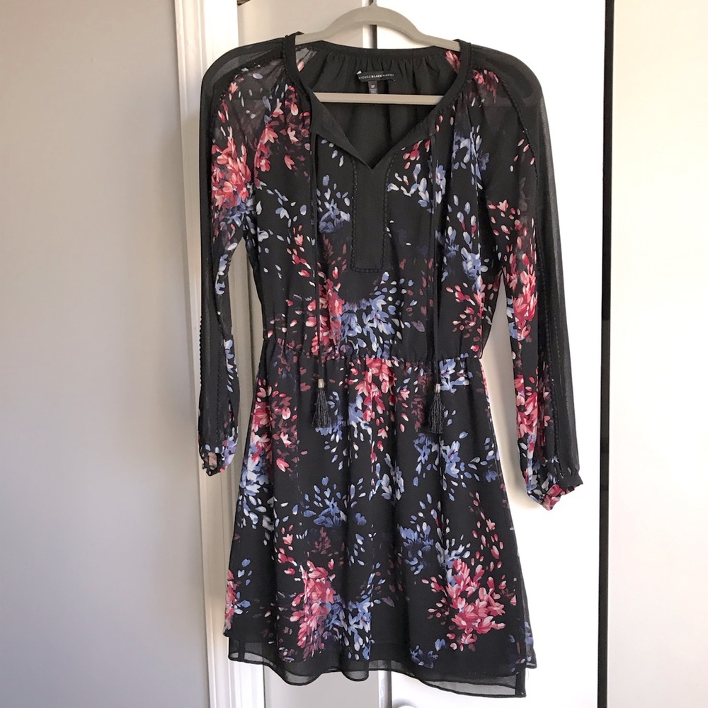 Long sleeve floral dress